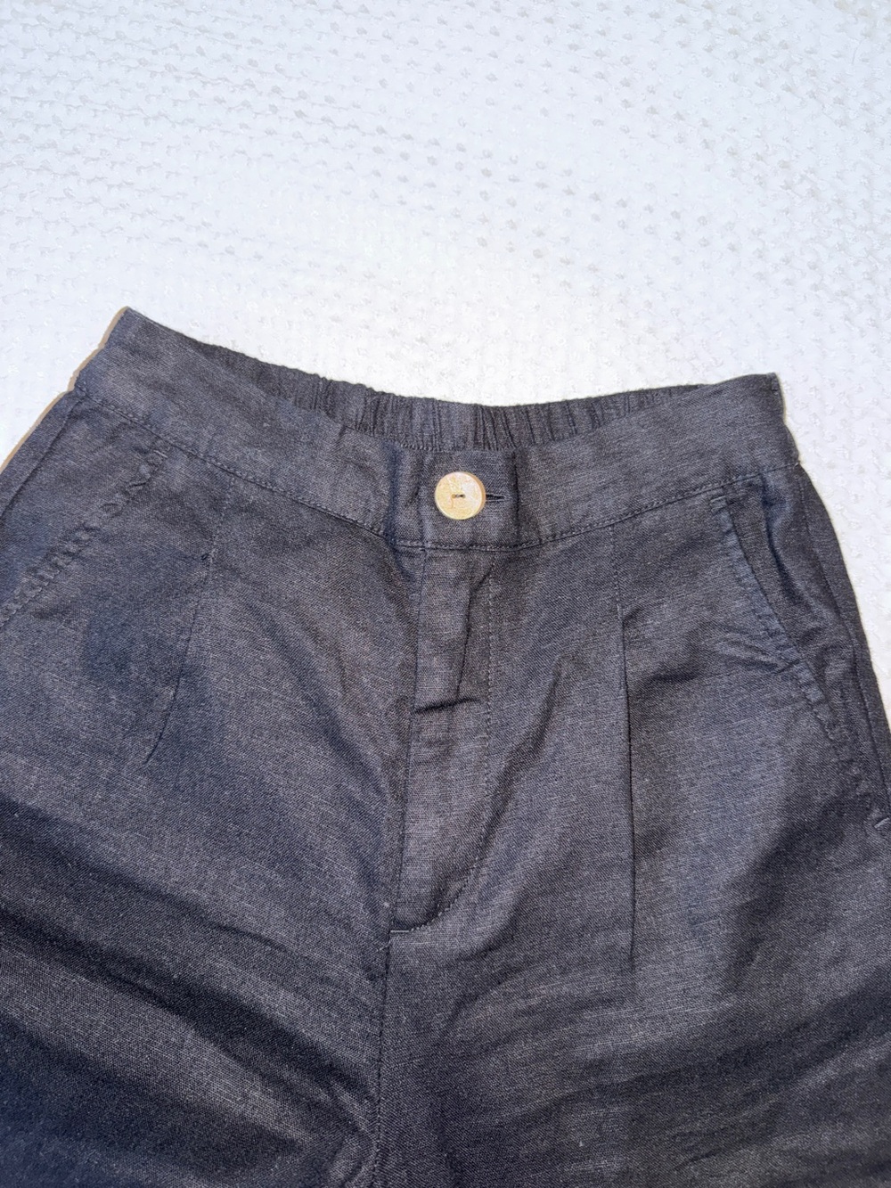 Love Tree Charcoal Elastic Waist Pants